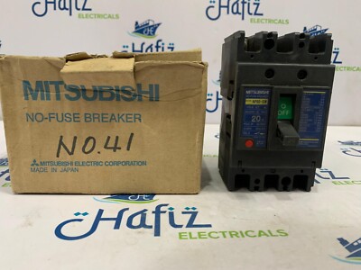 MITSUBISHI NF60-SW 20A NO FUSE BREAKER 3 POLE FREE FAST SHIPPING