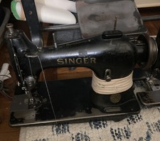 SINGER 95-1 ORIGINAL 1910 INDUSTRIAL SEWING MACHINE WORKING  FREE SHIPPING