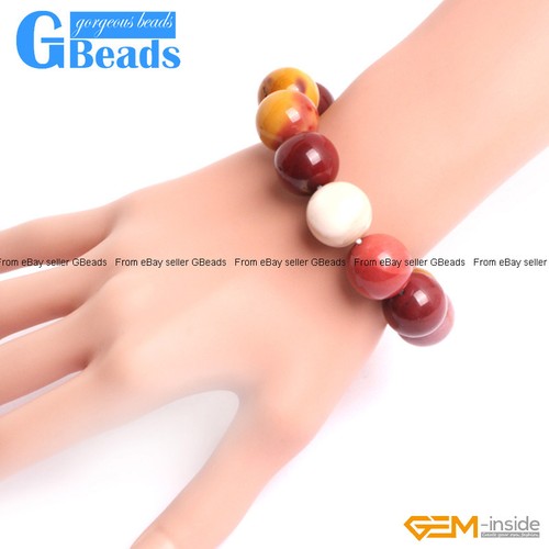 Pulsera de piedras preciosas surtidas con cuentas naturales a granel envío gratuito lote completo de 7" - Imagen 62 de 174