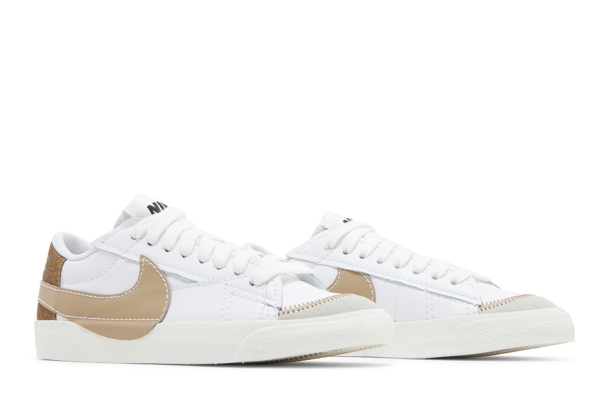 Nike Blazer Low 77 Jumbo White Khaki Men's DZ2772-121 | eBay