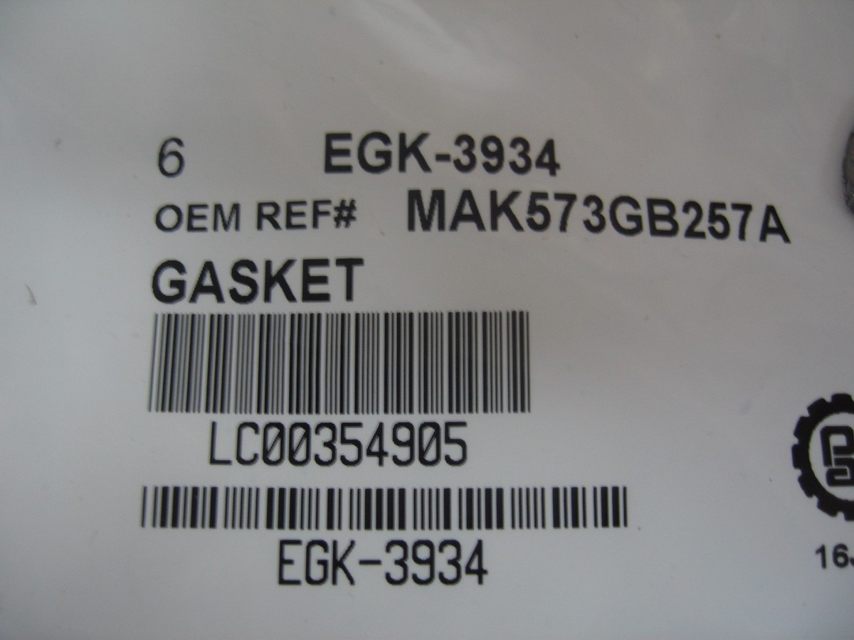Exhaust Manifold Gaskets for Mack E6 E7 E-Tech ASET. PAI# EGK-3934