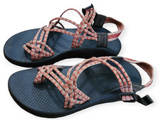Chaco ZX2 Sandals Women's 9 Classic Orange Trail Hiking Outdoors Strappy Sport