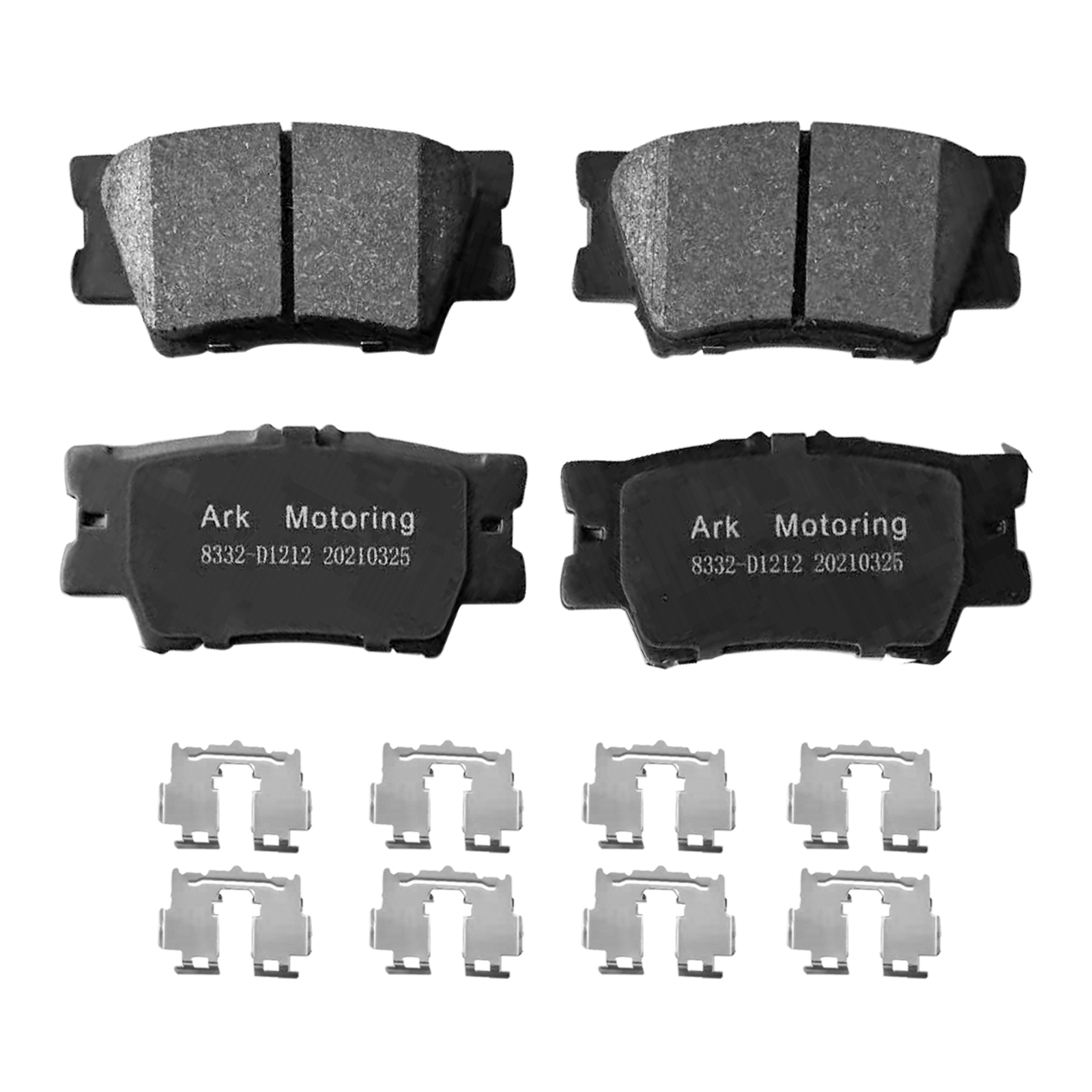 Rear Drilled Rotors + Ceramic Brake Pads for 20132017 Toyota Avalon