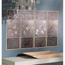 Birds& Blossom Peel and Stick Wallies Wall Art