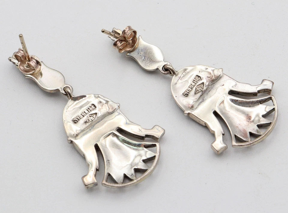 批量 8 件 Judith Jack 纯银多石耳环 80 克 — 第 4/4 张图片