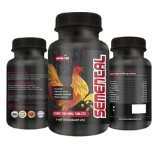 Vitaminas para GALLOS Reproduction And Increase Fertility Semental 100 TAB