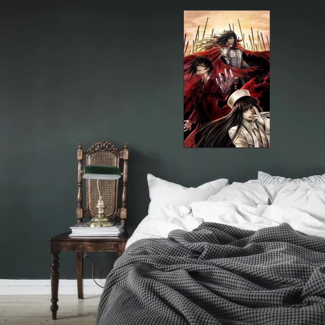 ALUCARD Inner demons Vampire Illustration Hellsing - Alucard Hellsing -  Posters and Art Prints