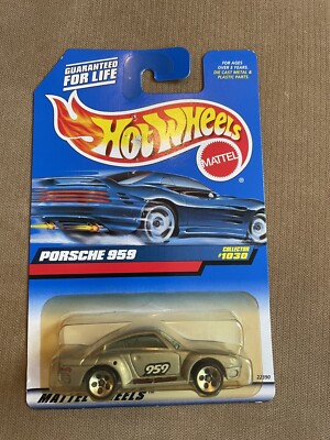 1998 Hot Wheels Porsche 959 Twin Turbo Silver (07-12-13) | eBay