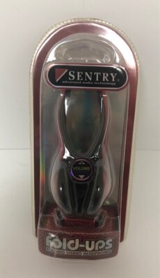 Sentry Fold-Ups Headphones in White - New