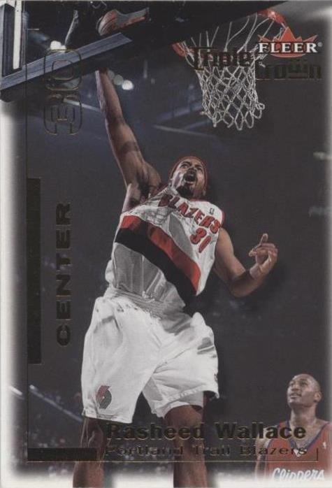 2000-01 Fleer Triple Crown - Rasheed Wallace #238 - 1 of 2