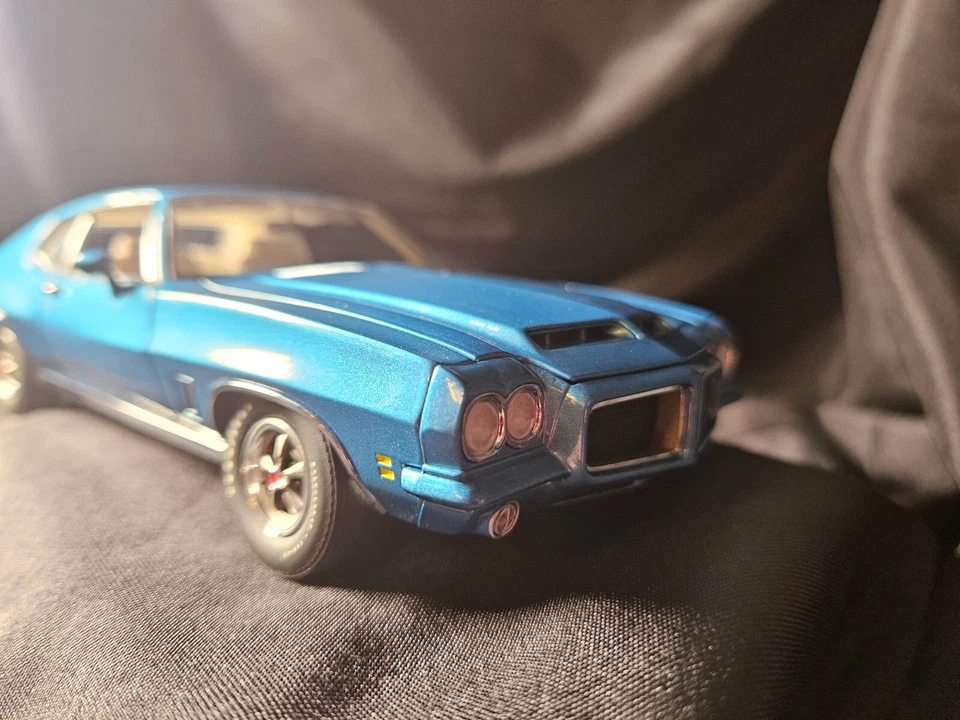Pontiac GTO 455 1972 GMP azul escala 1:24 Inv. #2665 Foto 2 de 4