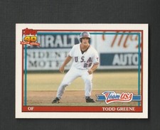 1991 Topps Traded Todd Greene Team USA #50T