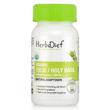 Holy Basil Ocimum Sanctum Tulsi Capsules ORGANIC Ursolic Acid Stress Immunity