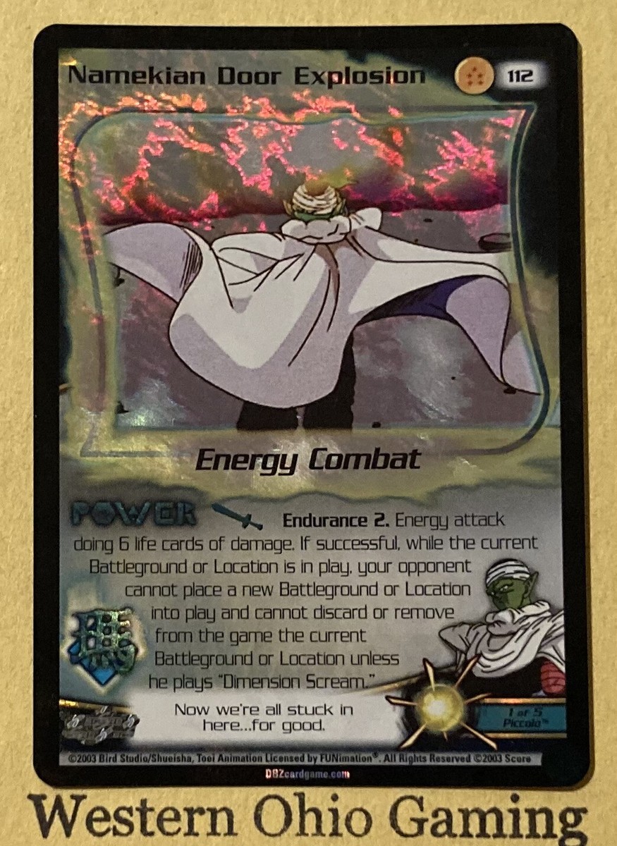ドラゴンボールカード kogane Dragon Ball Z CCG Namekian Door Explosion #112 Foil TCG Fusion