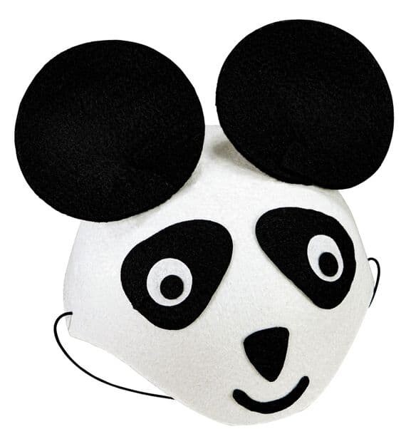 Childs Felt Panda Cap