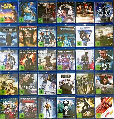 Science-Fiction, Fantasy, Superhelden, DC, Marvel, Blockbuster Blu-Ray Auswahl