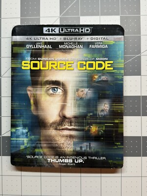 Source Code (2011) 4K Ultra HD Blu-ray 2-Discs US Release w/Jake Gyllenhaal