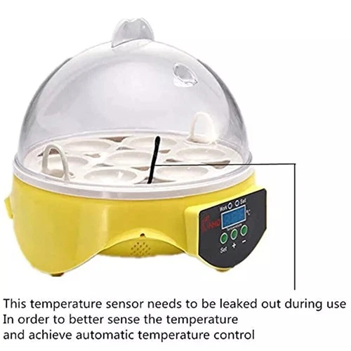 Egg Incubator Hatching Machine Breeder Portabel Chicken Eggs Hatcher for 7 Eggs - Picture 14 of 18