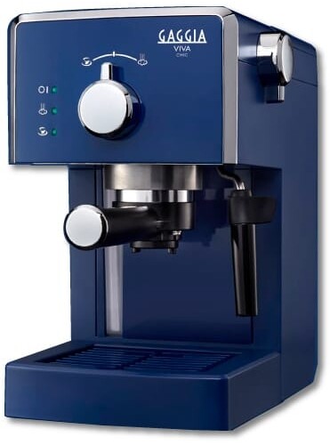 Gaggia Macchina Caffè Cialde e Polvere Espresso Manuale Blu RI8433/12 Viva  Chic | eBay