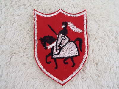 Medieval Knight Horse 3-1/2'' Embroidery Iron-on Patch (E6)