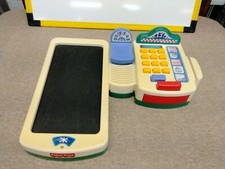 Vintage 1998 Fisher Price Scanning Talking Check Out Center Cash Register