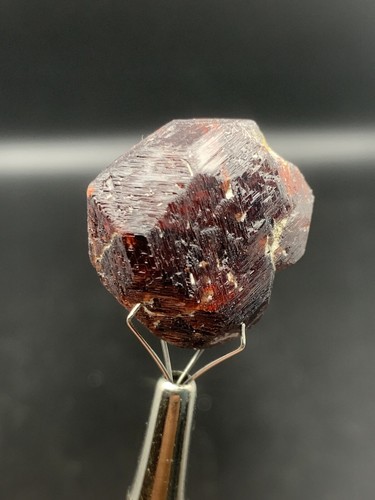 6 Pieces Lot Of Spessartite Etched Garnet Crystals - Picture 24 of 24
