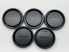 Rear Lens Cap Cover Protector for Sony E mount lens black 5 pack