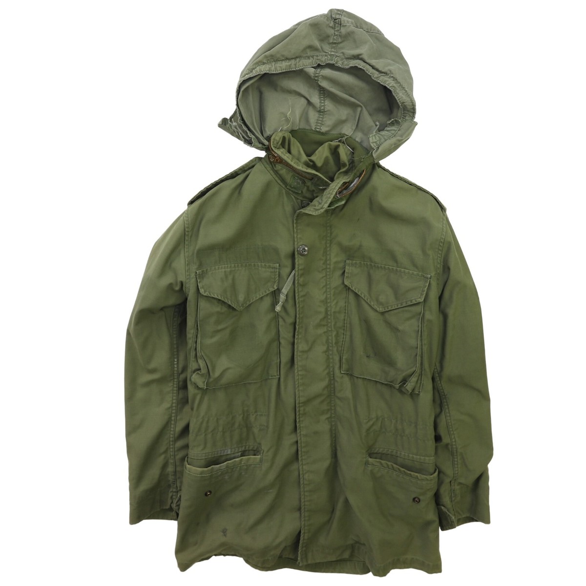 Vintage Military Cold Weather Field Coat Jacket Size XS