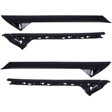 4pcs Windshield A-Pillar Molding Trim Left & Right Side for 11-19 Ford 926-450
