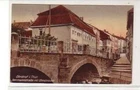 37995 Postcard Ohrdruf Herrmannstraße with Ohrabrücke 1934