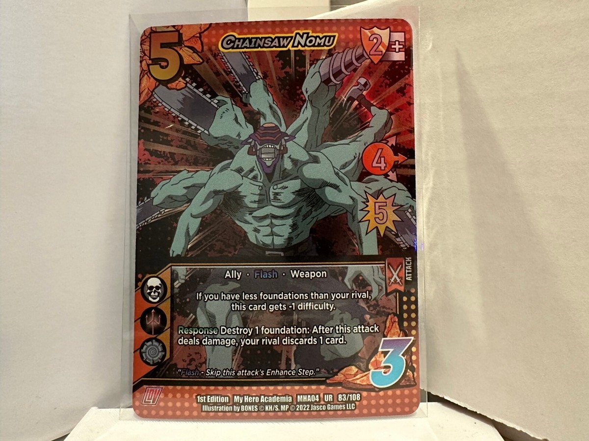 My Hero Academia - Chainsaw Nomu - ULTRA RARE 83/108 1st Edition