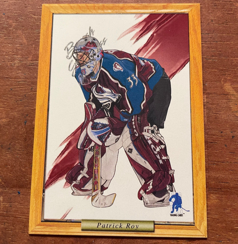 2003-04 ITG Be A Player Memorabilia Patrick Roy Brush NHL Hockey Goalie - Picture 1 of 2