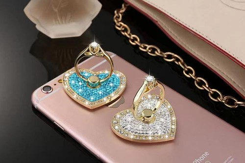 Finger Ring Cell Phone Holder Stand 360° Rotating Grip Selfie Kickstand - Picture 8 of 32