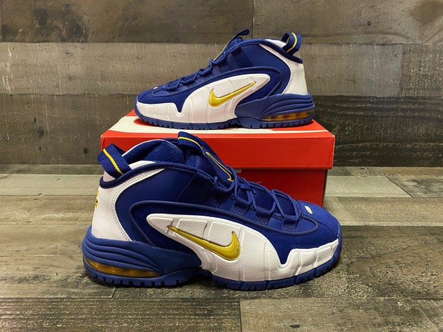 Nike Air Max Penny LE GS Deep Royal White Warriors 315519 401 Sz 6.5 | eBay