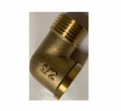 Pipe BSP BSPP Fitting 1/2'' Male to Female 90 Degree Elbow Adapter