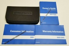 2020 HONDA CIVIC OWNERS MANUAL SEDAN i-STYLE EXL EX LX Si TOURING TURBO PLUS I4