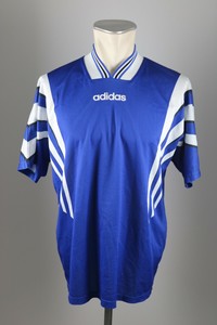 adidas trikotsatz blau weiß