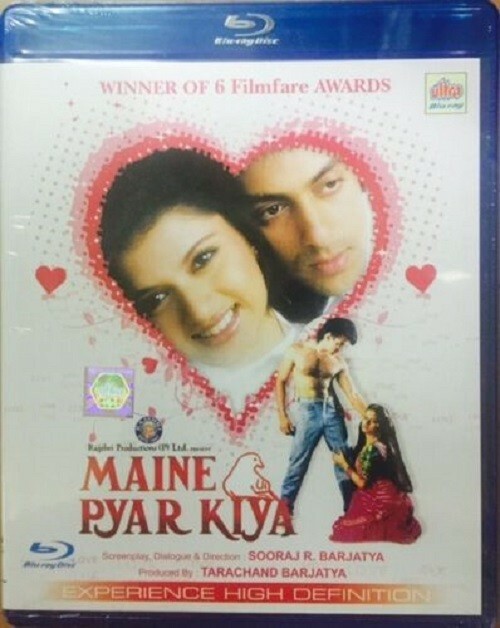 MAINE PYAR KIYA (BLU-RAY) SALMAN KHAN BOLLYWOOD MOVIE REGION FREE