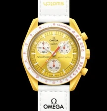 OMEGA X SWATCH SpeedMaster MoonSwatch MISSION TO THE SUN Chronograph NEW W TAGS!