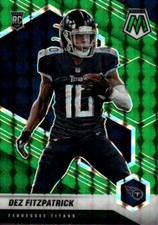 2021 Panini Mosaic Dez Fitzpatrick #336 Prizm Green Tennessee Titans 8O