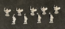 Vintage Lot of 9 1977 D D Warhammer Metal Figures Ral Partha Citadel Superior