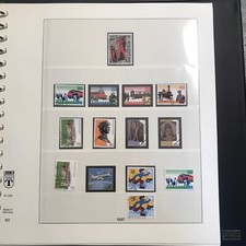 Lindner Vordruck Schweiz mit Briefmarkensammlung 1997 - 1998 mit Marken neuwerti