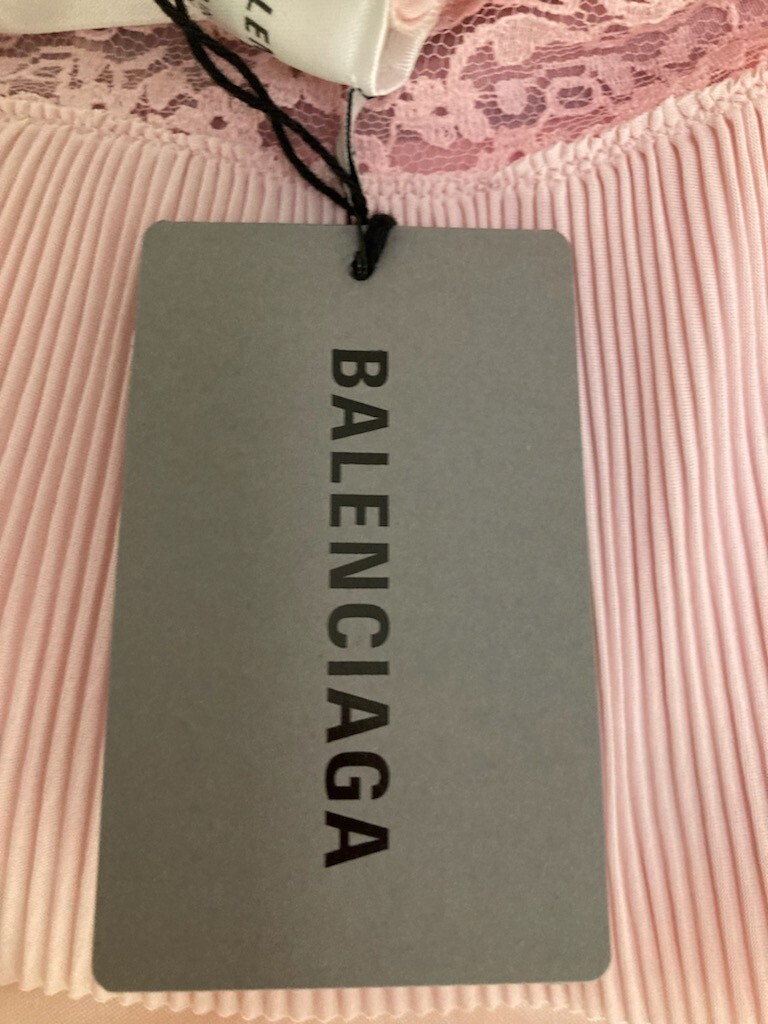 Balenciaga Patched Slip Dress Size 36 (US 8) New With Tags Pink | eBay