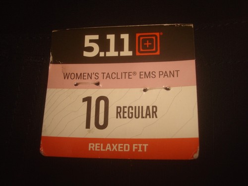 NWT Women's 5.11 Tactical Taclite EMS Pants Black Cargo 10 Regular - Picture 6 of 8