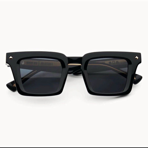 James Oro Black Ace Black Tinted Lens Polarized Glasses