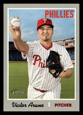 Victor Arano 2019 Topps Heritage #168 Philadelphia Phillies Buy10get5FREE