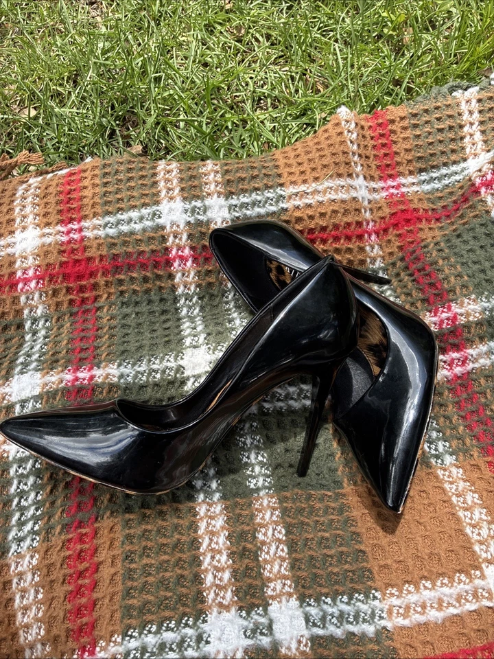 Akira Black Patent Leather Stiletto - Изображение 4 из 4
