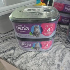 New Litter Genie Jumbo Refill 2 Pack - Odor Control Cat Litter new