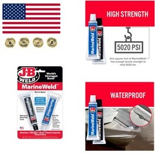 MarineWeld 2 oz. Epoxy Resin - Waterproof with 5020 PSI Tensile Strength