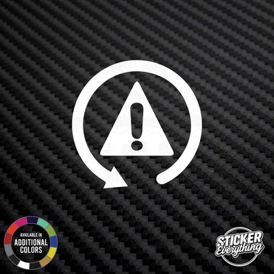 Dsc Off Warning Light 4'' Vinyl Decal Sticker Fits Bmw Vw Euro Audi Jdm Drift Car